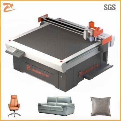 CNC Blade Dieless Leather Furniture Cutting Machine 1214