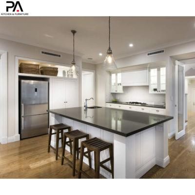 Household Kitchen Improvement Modular White PVC Kitchen Cabinets