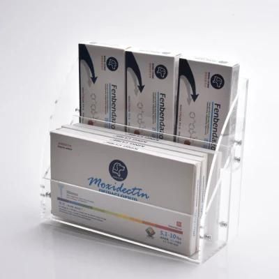 Custom Household Mini Multi-Layers Clear Acrylic Pill Box Display Stand