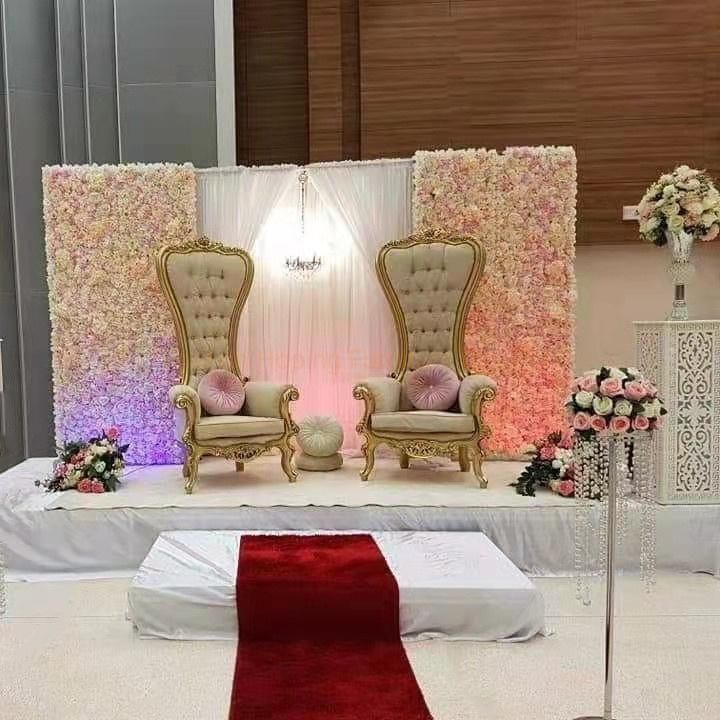 Luxury Classic Royal Reception Salon Beauty Hoping Furniture Nail SPA Massage Foot Pedicure Chair Hotel Wedding Chair