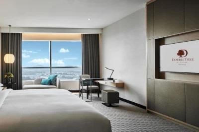 Modern Hotel Bed Room Furniture Leather Multifunctional King Size Smart Wood Beds Furniture