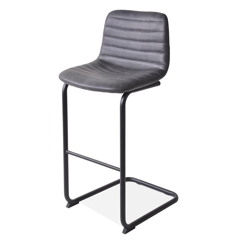 Simple Nordic Cheap Indoor Fashion Design Bar Furniture PU High Bar Chair