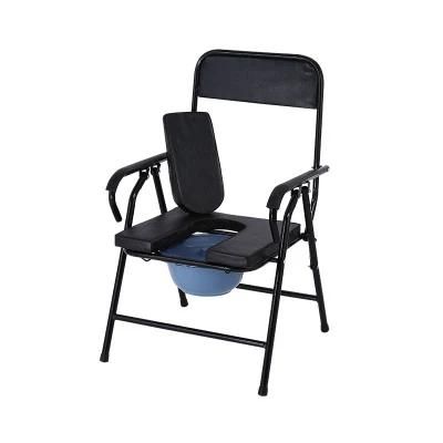 Portable Commode Chair Potty Toilet Commode Manual Chair for Wholesales
