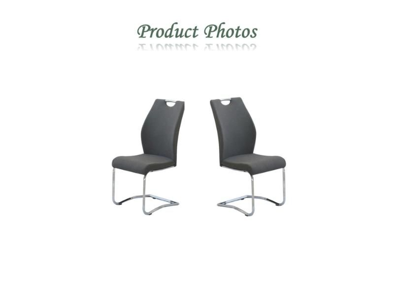 Metal Legs Modern Leather Home Hotel Furniture Dining Chair