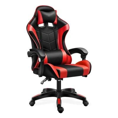 Factory Direct Cheap Ergonomic High Back PU Leather Black Red Sillas Gamer PC Computer Racing Gaming Chair