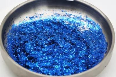 Pet Fine Christmas Ornaments Long Flash 0.2X1.5mm Silk Sapphire Blue Strip Paillettes Straight Line Glitter Dust for Crafts