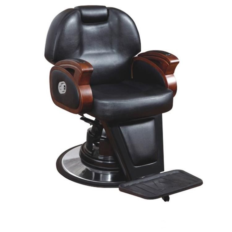 Hl- 9210 2021 Salon Barber Chair for Man or Woman with Stainless Steel Armrest and Aluminum Pedal