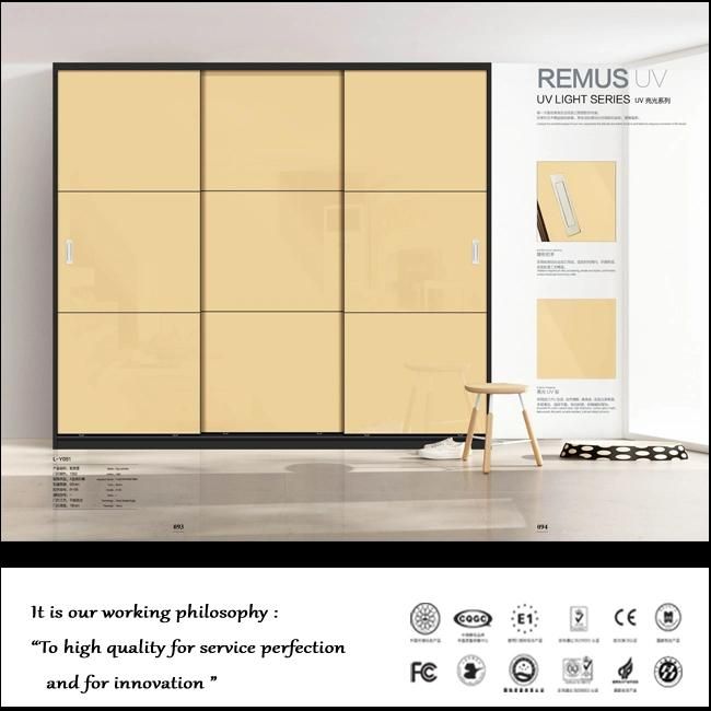 Three Doors Sliding Wardrobe with Fittings (hotsale)