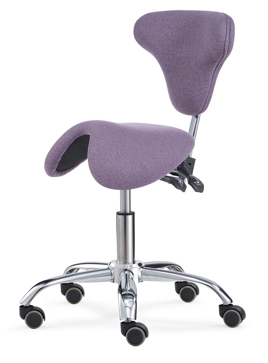 European Hair Salon Beauty Furniture Adjustable SPA Equipment Stool with Backrest