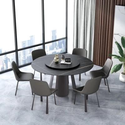 Hotel Simple Home Furniture Modern Style Dining Set Restaurant Round Table