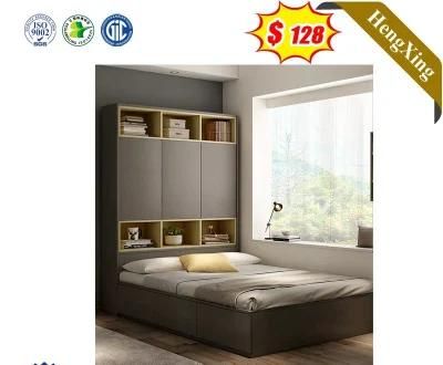 Foshan Factory Home Bedroom Furniture Queen Size Bed with Wardrobe