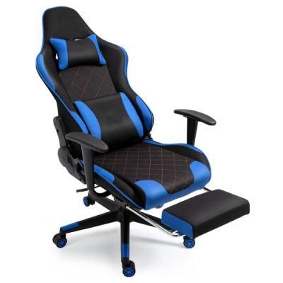 360 Degrees Revolving Swivel Gaming Chair with Leg Rest