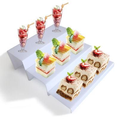 Custom Multi-Tiers Acrylic Cookies Dessert Cake Step Display Stand for Party