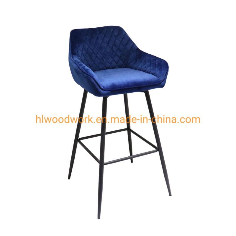 Online Shopping Furniture Sedie American Hight Bar Stools Leather Bar Chair Metal Legs High Bar Stools Chair for Cafe Bar Table Kitchen Barchair Barstool