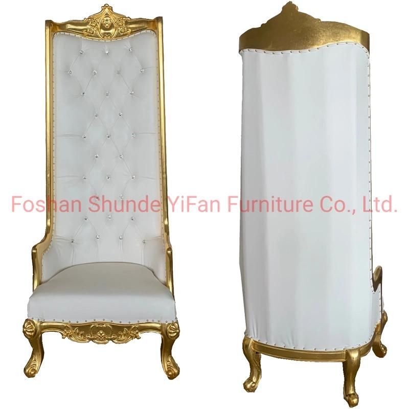High Back Wedding Sofa Chairs in Optional Color for Wedding Events Furniture and Hotel Lobby Furniture