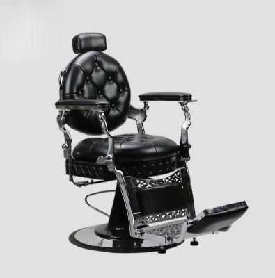 Hl- 9258 2021 Salon Barber Chair for Man or Woman with Stainless Steel Armrest and Aluminum Pedal