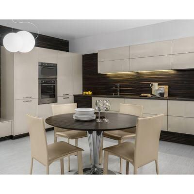 China Factory Wholesale Bespoke Lacquer Finish High Gloss L Shaped Kitchen Cabinet