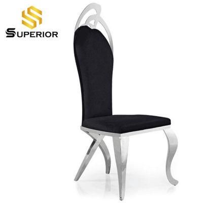 Fashion Design Stainless Steel Golden Titanium Rental Wedding Event Chair