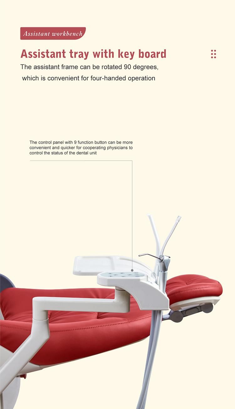 Best Sale Ce&FDA Approved Dental Chair Dental Chair Cushion/Cuspidor Dental Unit/Used Dental Stools