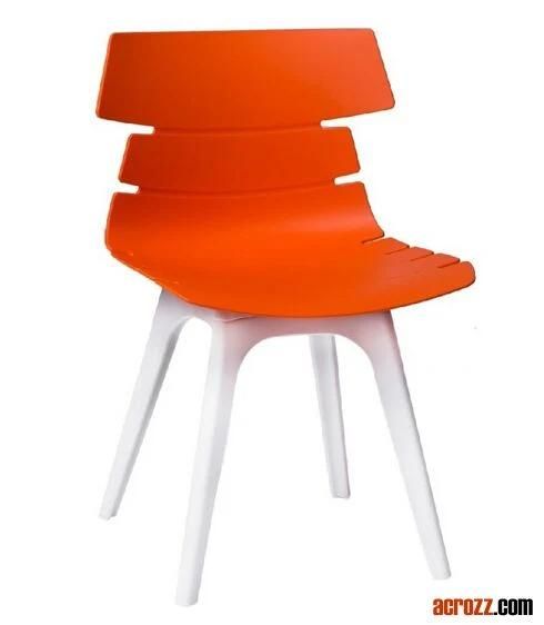 Plastic Wood Dining Furniture Leather Techno Chair