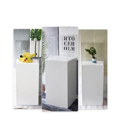 ODM Available Acrylic Standing Counter with Dustproof Cover for Jewelry Necklace Display