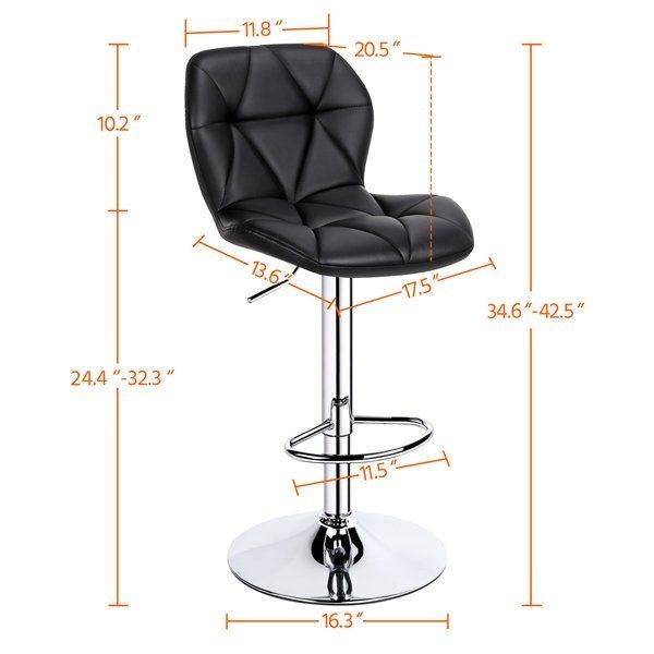 High Quality PU Leather Lift Bar Chair Furniture
