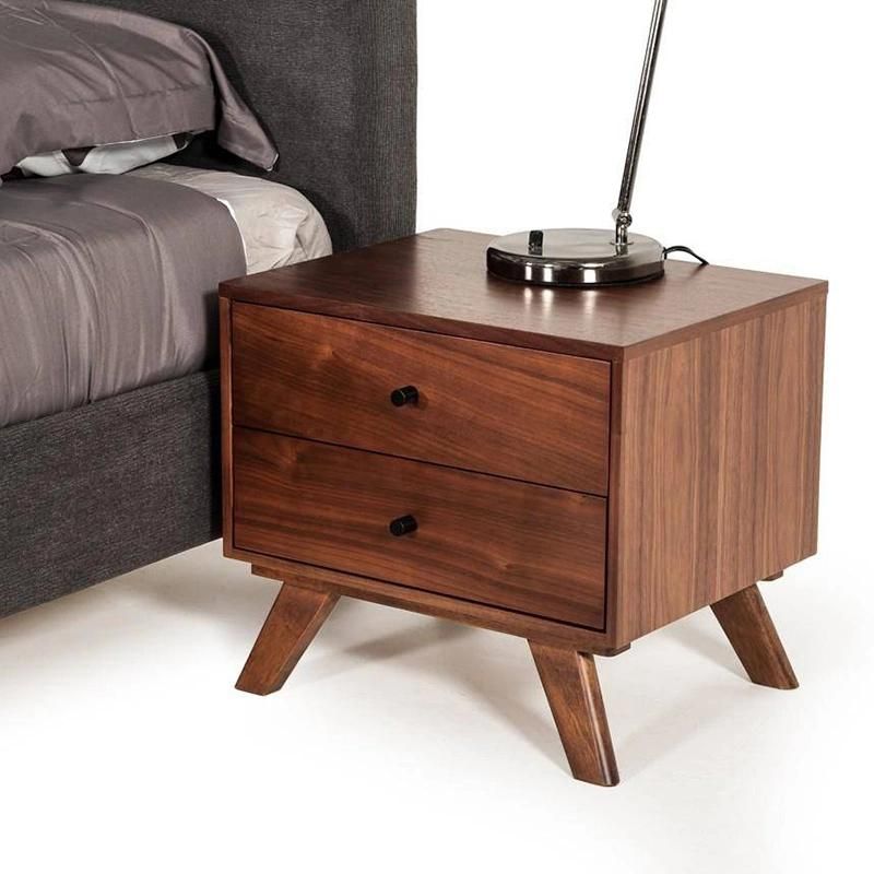 Wholesale/OEM/ODM North American Style Walnut Home Furniture Bedroom Furniture Set