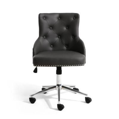 Bentwood Armrest Leather Office Executive Chair