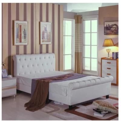 China Modern Fabric Leather Beds for Bedroom Furniture