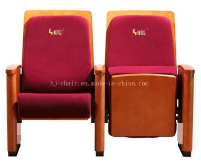 Wooden Armrest University Conference Theater Auditorium Conference Church Seating
