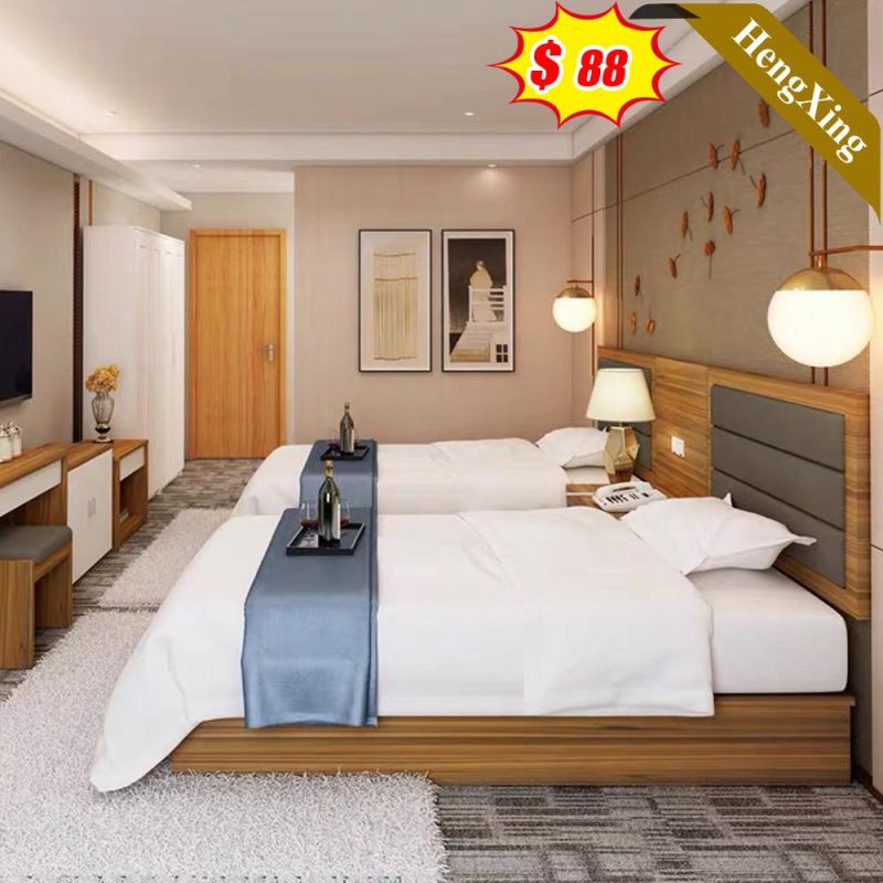 New Classic Design Commercial Inn Hotel Apartment Room Furniture Hotel Bed Twin Bed