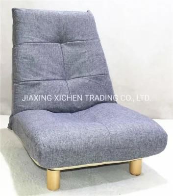 High Level Grey Fabric Living Room Furniture Tatami Chair