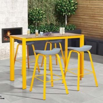 Modern Aluminum Bar Chair and Table Outdoor Garden Furniture