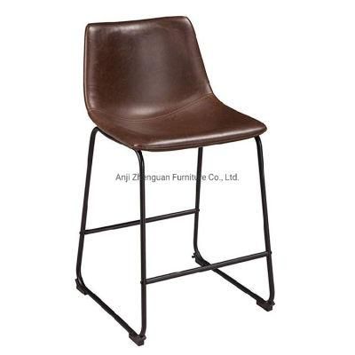 Nordic Style Metal Bar Chair for Home Kitchen Office Furniture (ZG21-010)