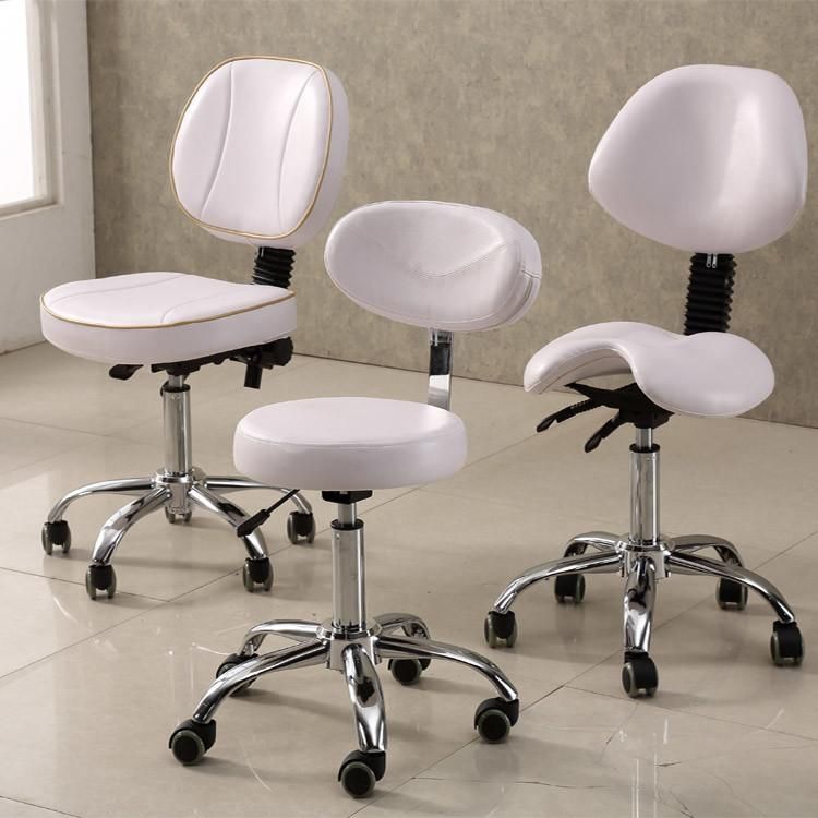 Dental Medical Assistant′ S Stools Adjustable Mobile Chair Aluminium Dentist Chair for Doctor