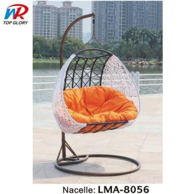 Outdoor Big and Small Basket Garden Furniture PE Rattan Hanging Chair Patio Swings Chair