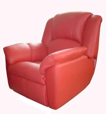 Genuine Leather Reclining VIP Theater Seating Sofa for Public Cinema
