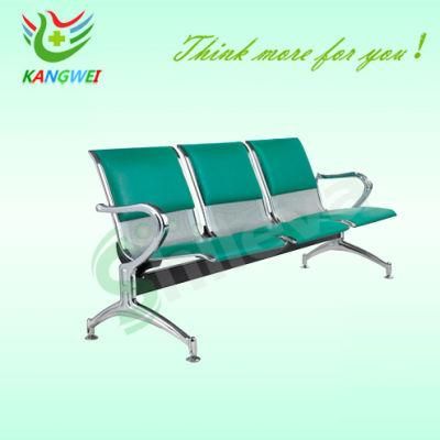 Stainless Steel 3-Seater Hospital Waiting Room Airport Chair Slv-D4021