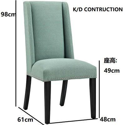 Modern Living Furniture High Leather Back Upholstery Resting Side Restaurant Chair