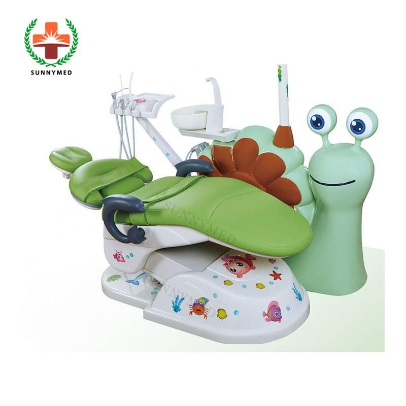 Sy-M001d Hot Sale Dental Equipment Lovely Snail Children Dental Chair Unit for Kids Clinic