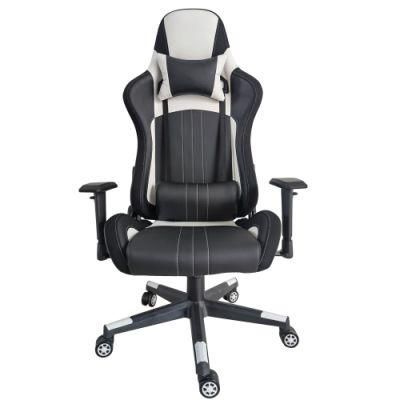Reclining Lifting Gaming Chair with Headrest and Lumbar Support