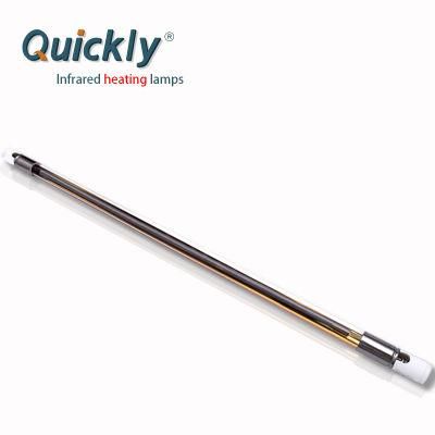 Gold Coated Single Tube Infrared Heating Elements for PVC Leather Embossing