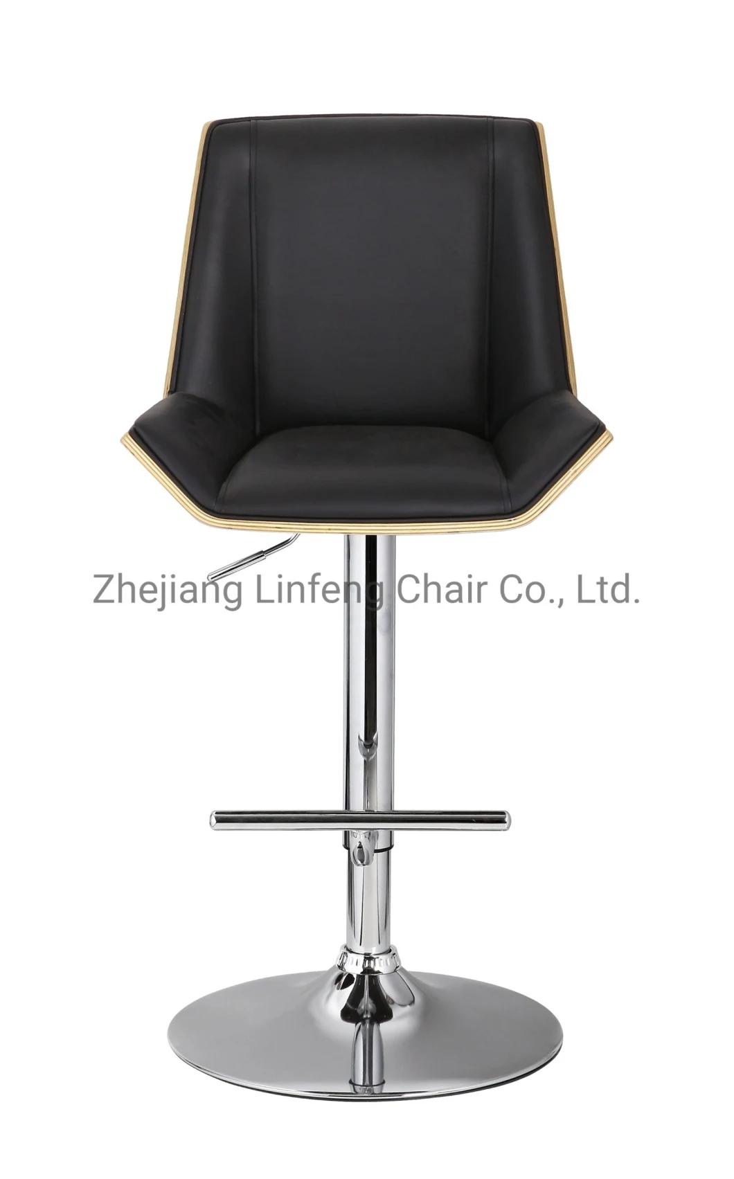 Hot Seller Bar Stools Nordic Metal Luxury Gold Velvet Kitchen Leather High Modern Chair Furniture Bar Stools with Back