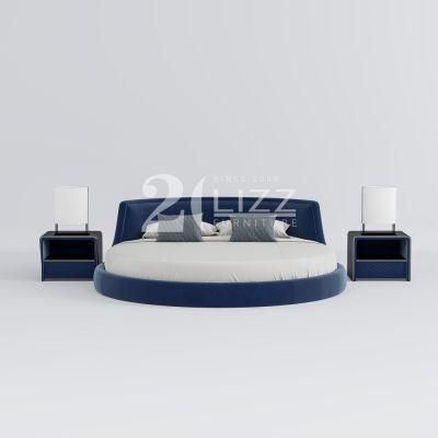 Wholesale Popular Modern Contemporary Hotel/Home Furniture Stylish Round Shape Bedroom Bed
