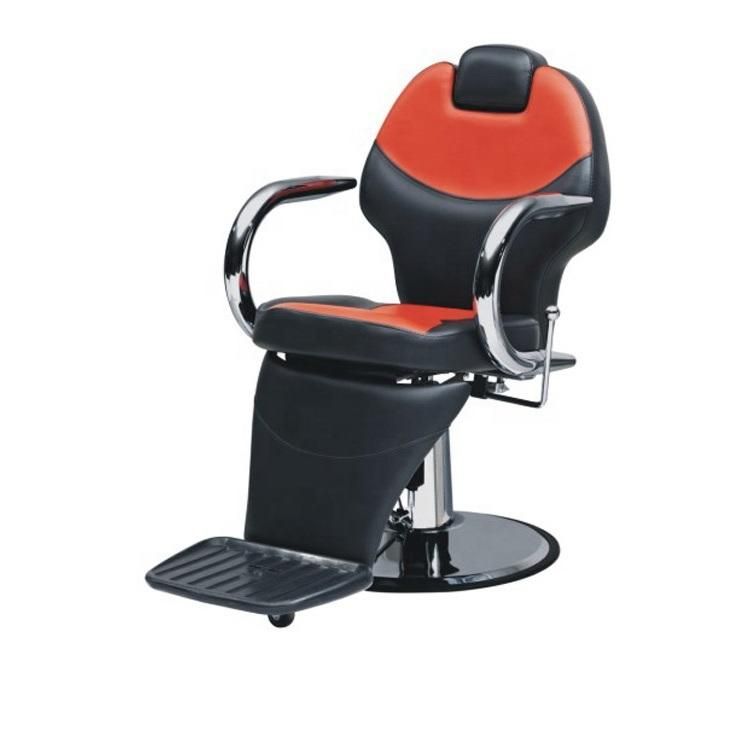 Hl-1162 Salon Barber Chair for Man or Woman with Stainless Steel Armrest and Aluminum Pedal