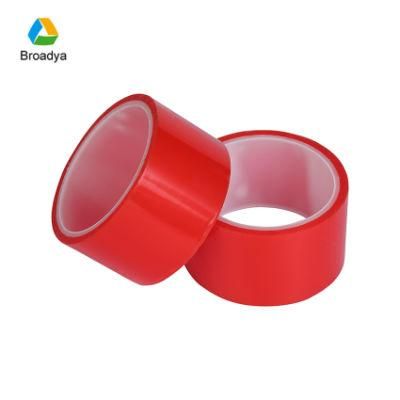 Double Sided Polyester Tape with Red Liner