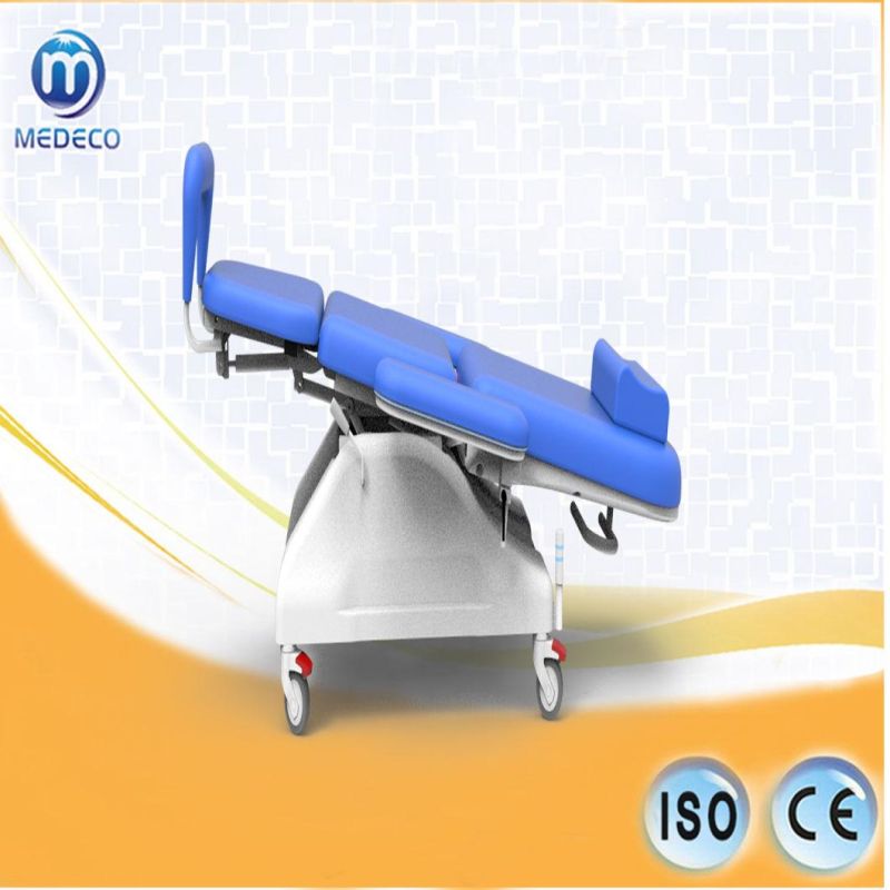 Medical Leather Steel Frame Hemodialysis Chair or Bed with CE