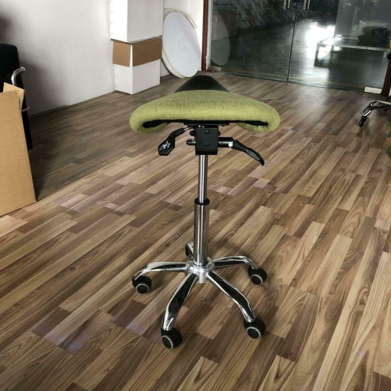 Specail Design Ergonomic Tilt Saddle Seat Stool Lab Chair