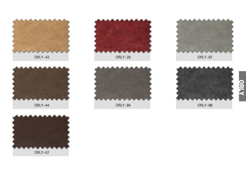 Home Textile Nappa Faux Leather Upholstery Sofa Furniture Fabric