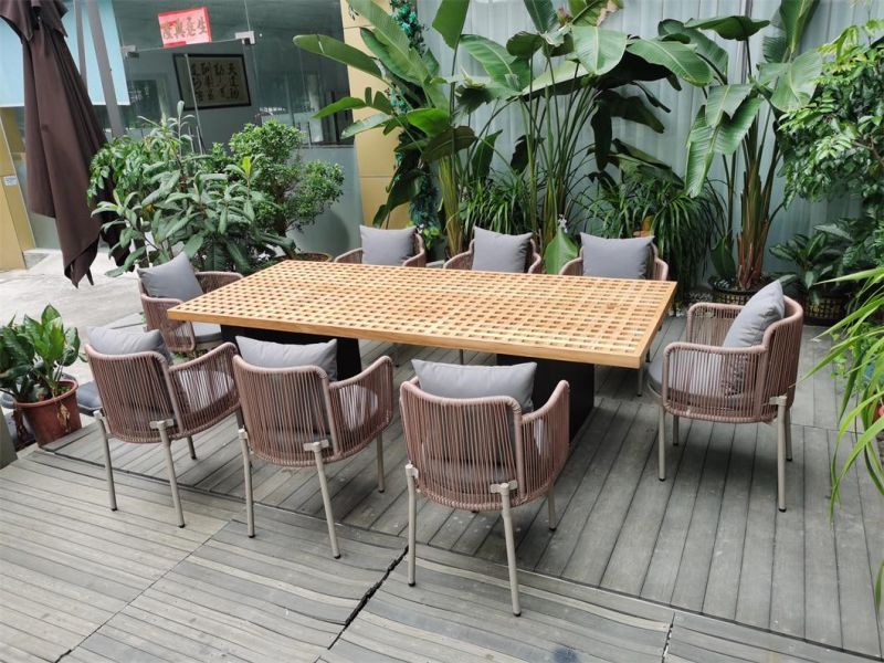 Modern Style Garden Outdoor Patio Outdoor Rattan Furniture Table and Chair